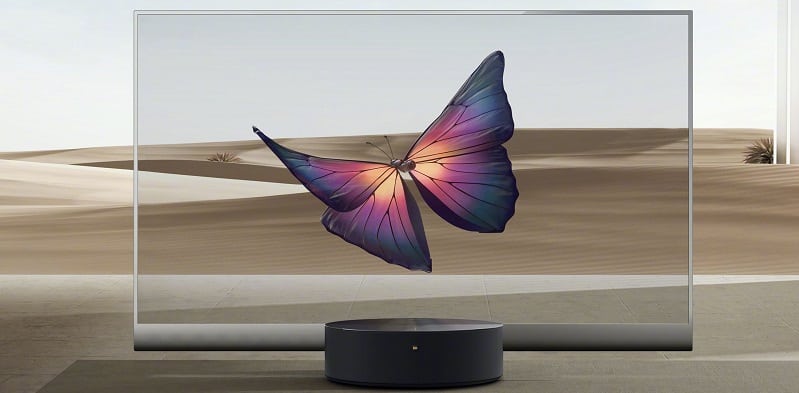 Xiaomi produce in serie primul televizor transparent din lume